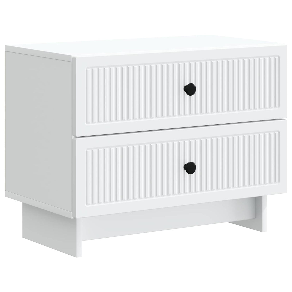 vidaXL Nachtkastje met lade Wit 62 x 34,5 x 47,5 cm Bewerkt hout