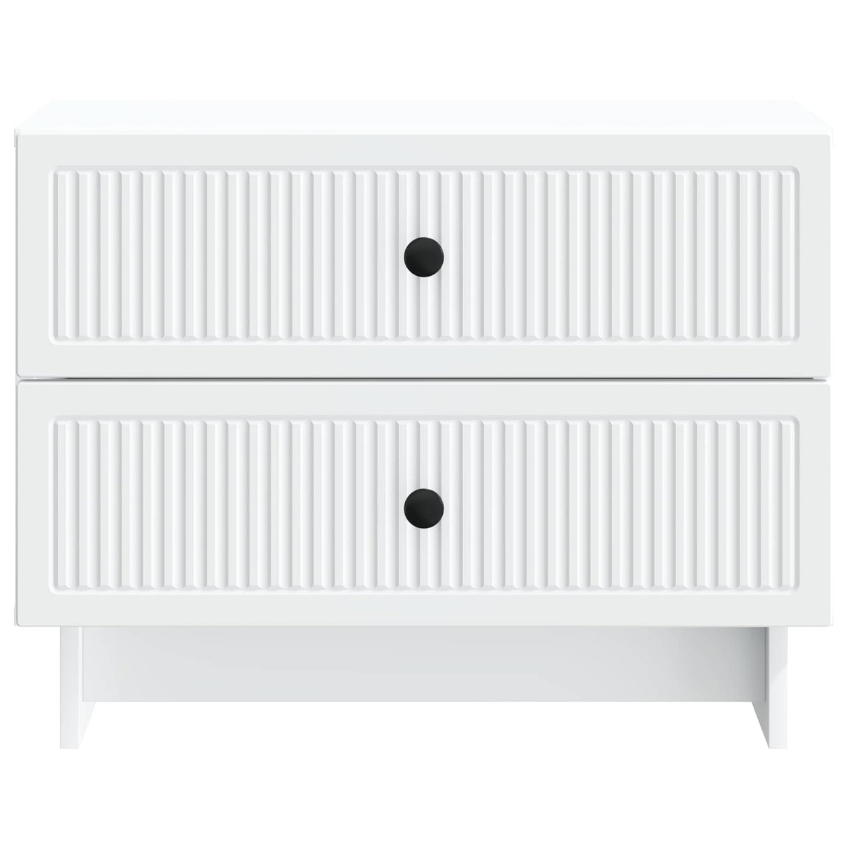vidaXL Nachtkastje met lade Wit 62 x 34,5 x 47,5 cm Bewerkt hout