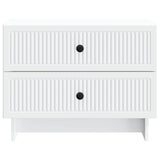 vidaXL Nachtkastje met lade Wit 62 x 34,5 x 47,5 cm Bewerkt hout