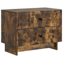 vidaXL Nachtkastje met lade Wit 62 x 34,5 x 47,5 cm Bewerkt hout