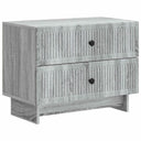 vidaXL Nachtkastje met lade Wit 62 x 34,5 x 47,5 cm Bewerkt hout