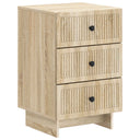 vidaXL Nightstand with Drawer White 43 x 41 x 66.5 cm Engineered Wood
