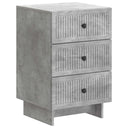 vidaXL Nightstand with Drawer White 43 x 41 x 66.5 cm Engineered Wood