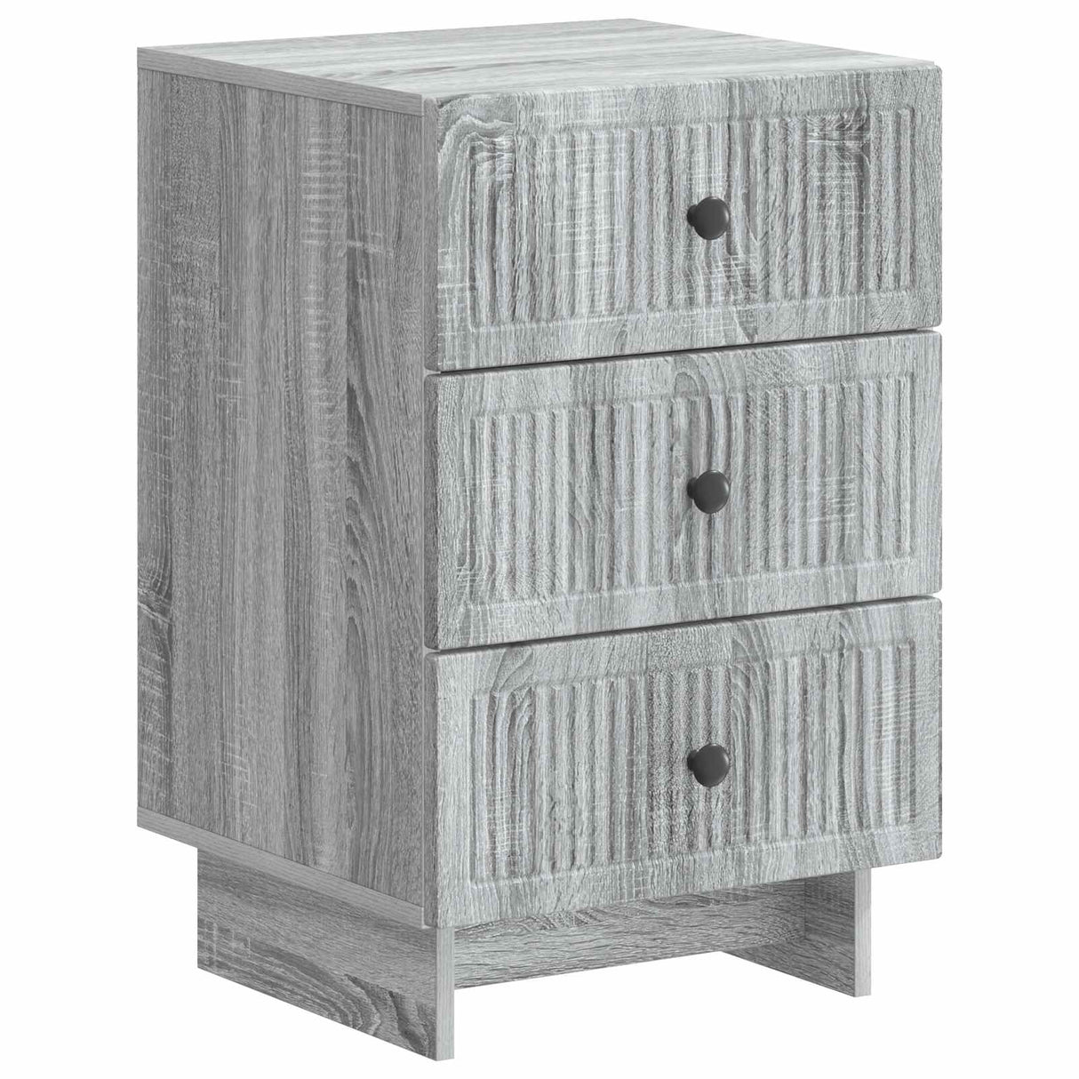 vidaXL Nightstand with Drawer White 43 x 41 x 66.5 cm Engineered Wood
