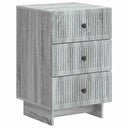 vidaXL Nightstand with Drawer White 43 x 41 x 66.5 cm Engineered Wood