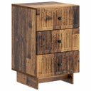 vidaXL Nightstand with Drawer White 43 x 41 x 66.5 cm Engineered Wood