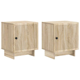 vidaXL Nachtkastje Wit 43 x 34,5 x 50 cm Bewerkt hout