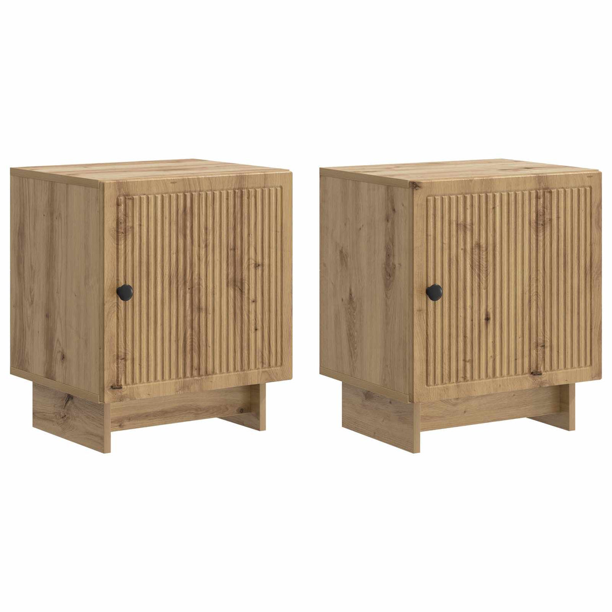 vidaXL Nachtkastje Wit 43 x 34,5 x 50 cm Bewerkt hout