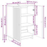 vidaXL Dressoir Wit 66 x 34,5 x 90 cm Bewerkt hout