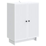 vidaXL Dressoir Wit 66 x 34,5 x 90 cm Bewerkt hout