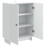 vidaXL Dressoir Wit 66 x 34,5 x 90 cm Bewerkt hout