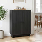 vidaXL Dressoir Wit 66 x 34,5 x 90 cm Bewerkt hout