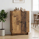 vidaXL Dressoir Wit 66 x 34,5 x 90 cm Bewerkt hout
