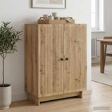 vidaXL Dressoir Wit 66 x 34,5 x 90 cm Bewerkt hout