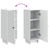 vidaXL Dressoir Wit 33 x 34,5 x 90 cm Bewerkt hout