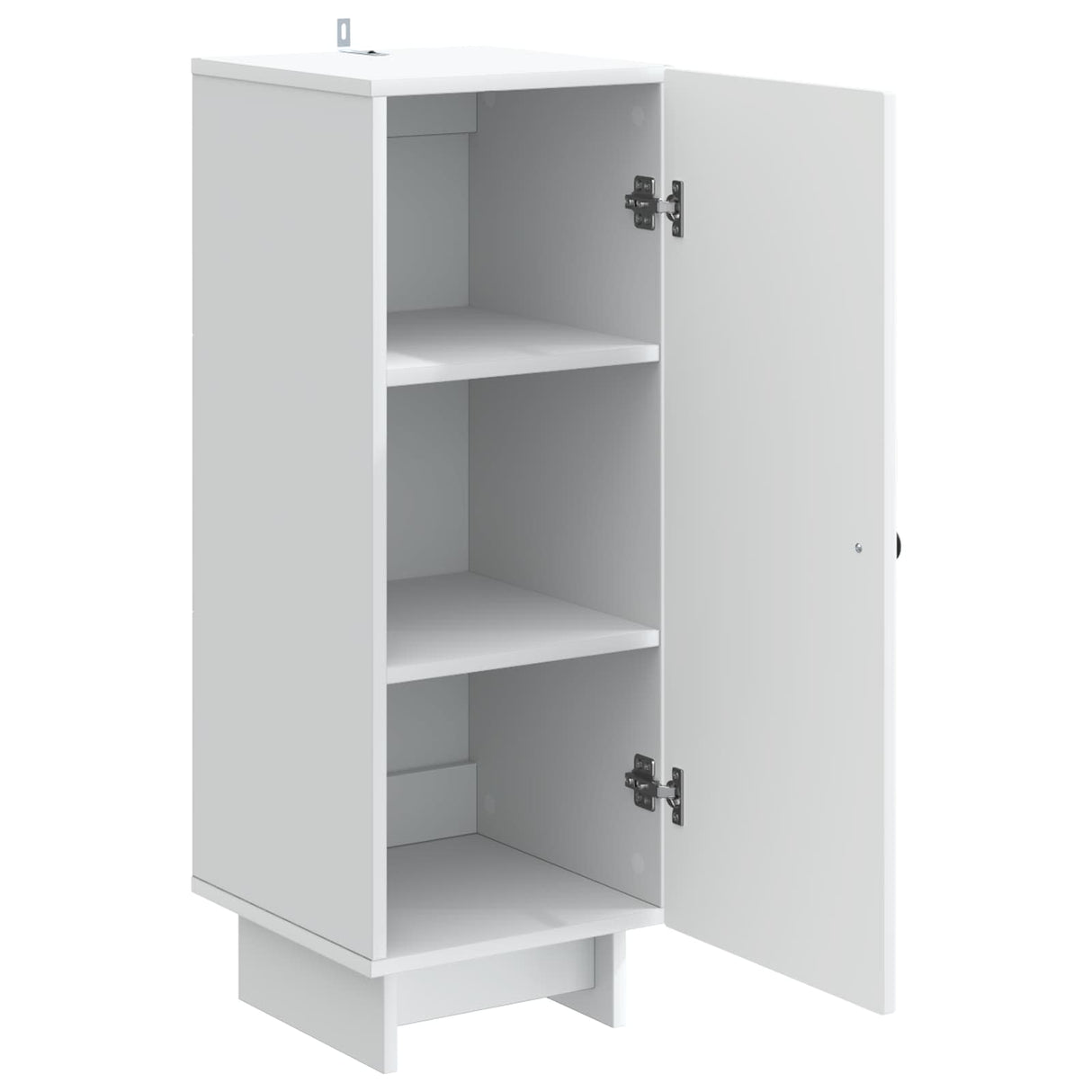 vidaXL Dressoir Wit 33 x 34,5 x 90 cm Bewerkt hout