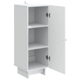 vidaXL Dressoir Wit 33 x 34,5 x 90 cm Bewerkt hout