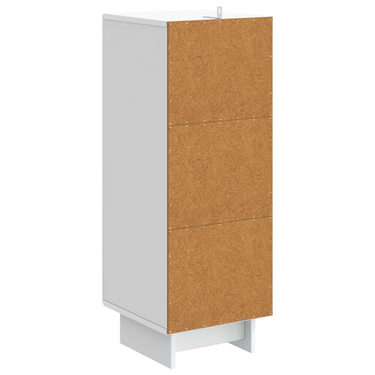 vidaXL Dressoir Wit 33 x 34,5 x 90 cm Bewerkt hout