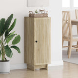 vidaXL Dressoir Wit 33 x 34,5 x 90 cm Bewerkt hout