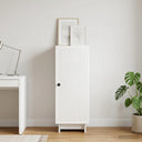 vidaXL Dressoir Wit 33 x 34,5 x 90 cm Bewerkt hout