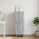 vidaXL Dressoir Wit 33 x 34,5 x 90 cm Bewerkt hout
