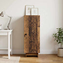 vidaXL Dressoir Wit 33 x 34,5 x 90 cm Bewerkt hout