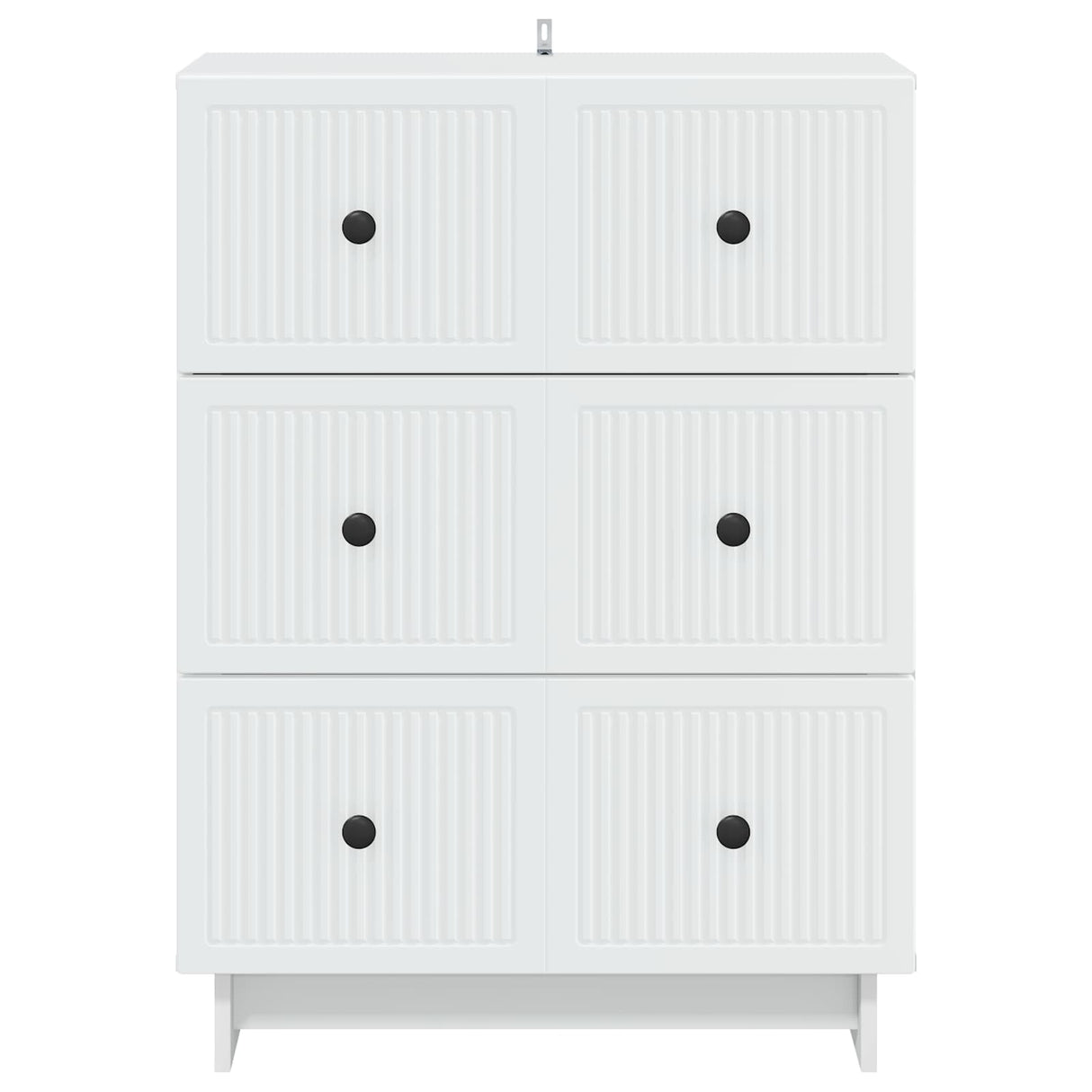 vidaXL Ladekast Wit 66 x 34,5 x 90 cm Bewerkt hout
