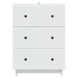 vidaXL Ladekast Wit 66 x 34,5 x 90 cm Bewerkt hout