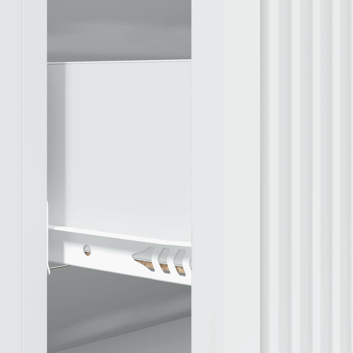 vidaXL Ladekast Wit 66 x 34,5 x 90 cm Bewerkt hout