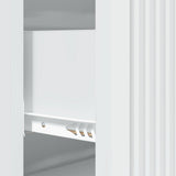 vidaXL Ladekast Wit 66 x 34,5 x 90 cm Bewerkt hout