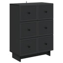 vidaXL Ladekast Wit 66 x 34,5 x 90 cm Bewerkt hout