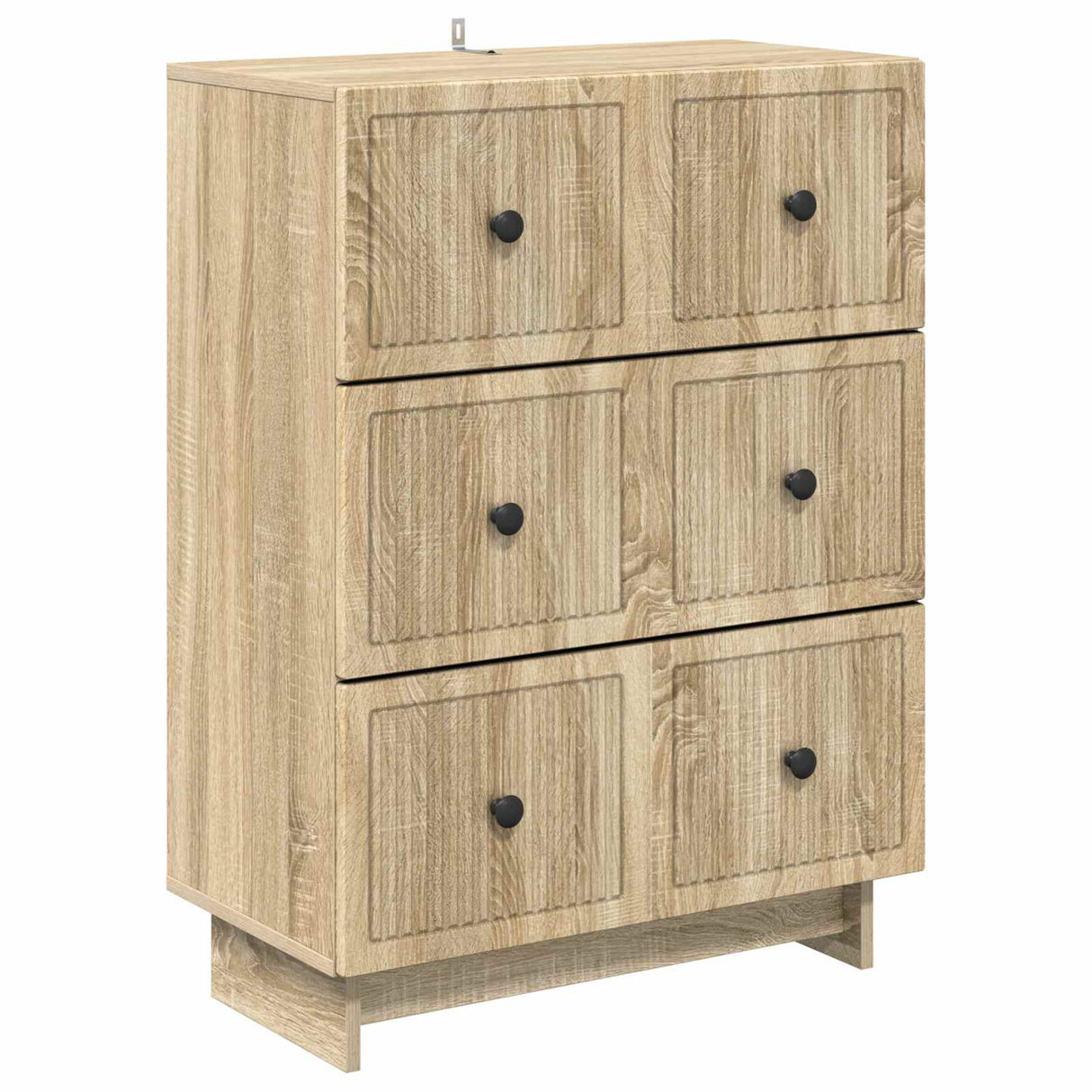 vidaXL Ladekast Wit 66 x 34,5 x 90 cm Bewerkt hout