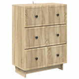 vidaXL Ladekast Wit 66 x 34,5 x 90 cm Bewerkt hout