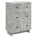 vidaXL Ladekast Wit 66 x 34,5 x 90 cm Bewerkt hout