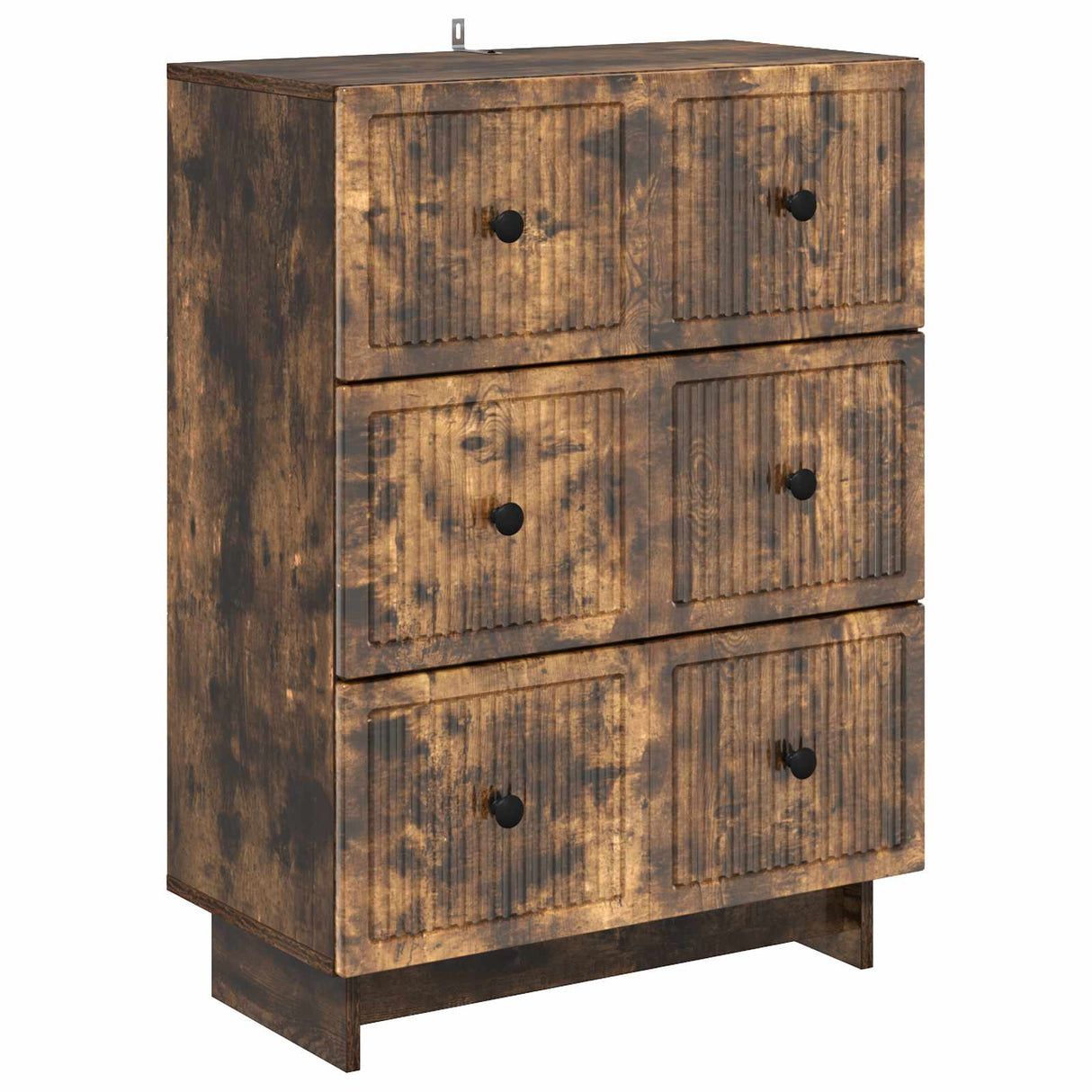 vidaXL Ladekast Wit 66 x 34,5 x 90 cm Bewerkt hout