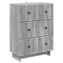 vidaXL Ladekast Wit 66 x 34,5 x 90 cm Bewerkt hout