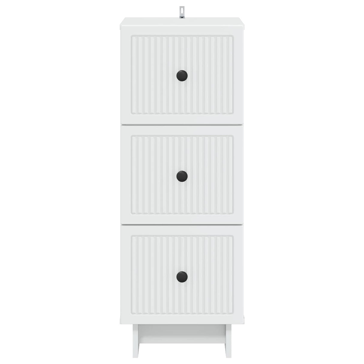 vidaXL Ladekast Wit 33 x 34,5 x 90 cm Bewerkt hout