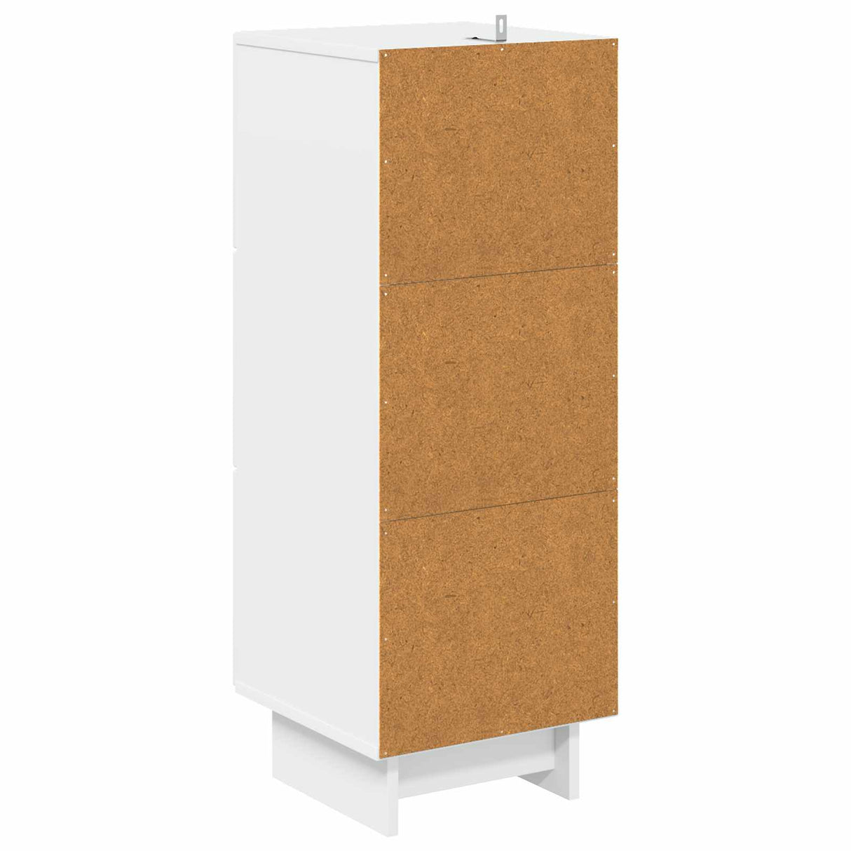 vidaXL Ladekast Wit 33 x 34,5 x 90 cm Bewerkt hout
