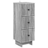 vidaXL Ladekast Wit 33 x 34,5 x 90 cm Bewerkt hout