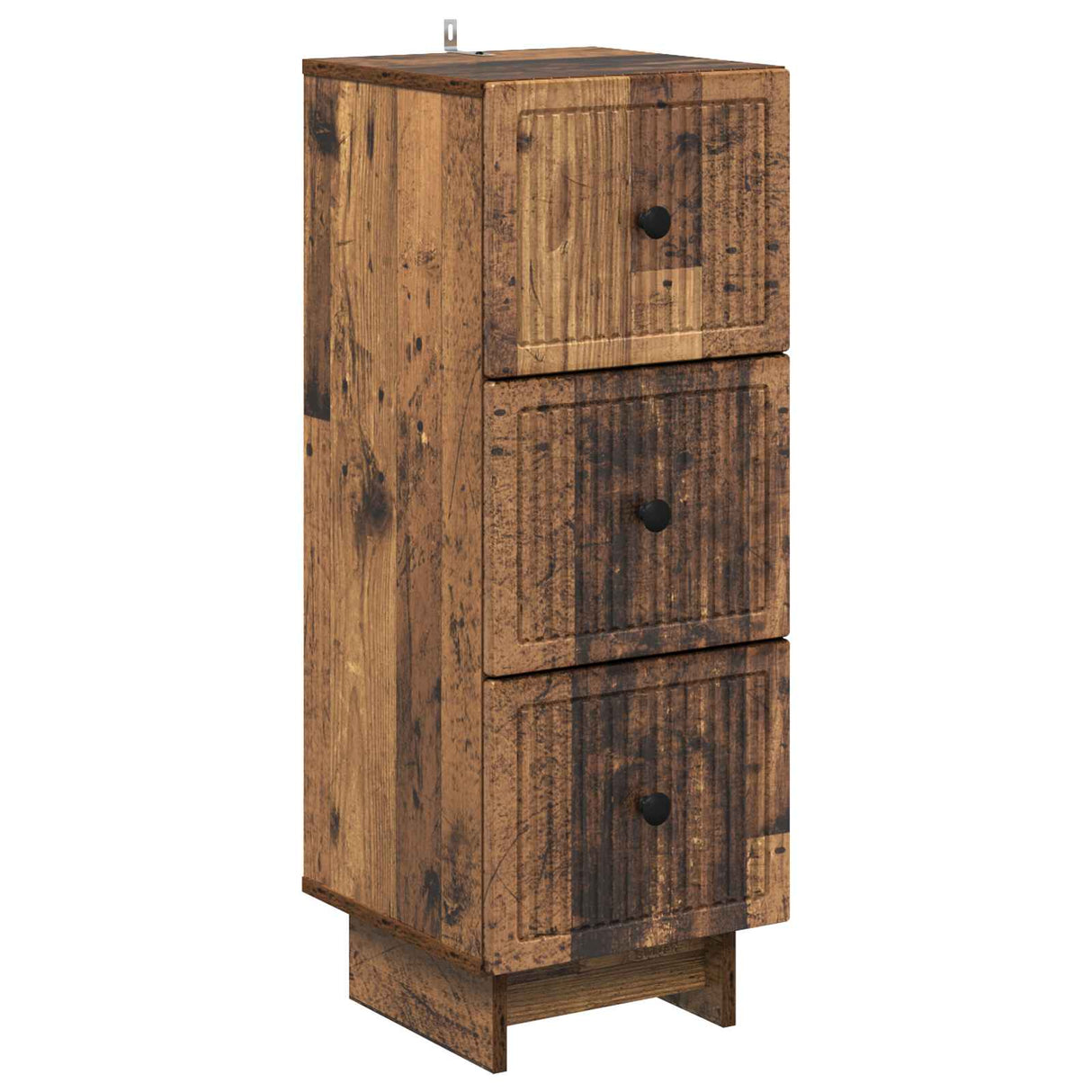 vidaXL Ladekast Wit 33 x 34,5 x 90 cm Bewerkt hout