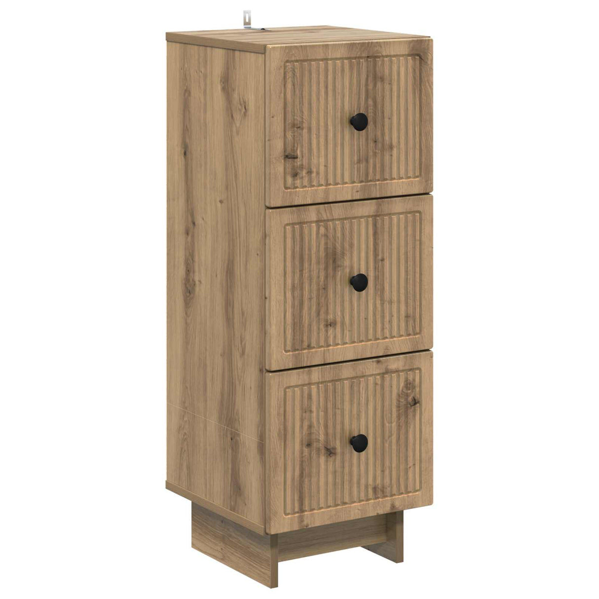 vidaXL Ladekast Wit 33 x 34,5 x 90 cm Bewerkt hout