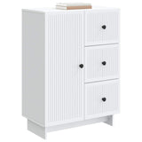 vidaXL Sideboard with Drawer White 66 x 34.5 x 90 cm Engineered Wood