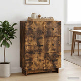 vidaXL Sideboard with Drawer White 66 x 34.5 x 90 cm Engineered Wood