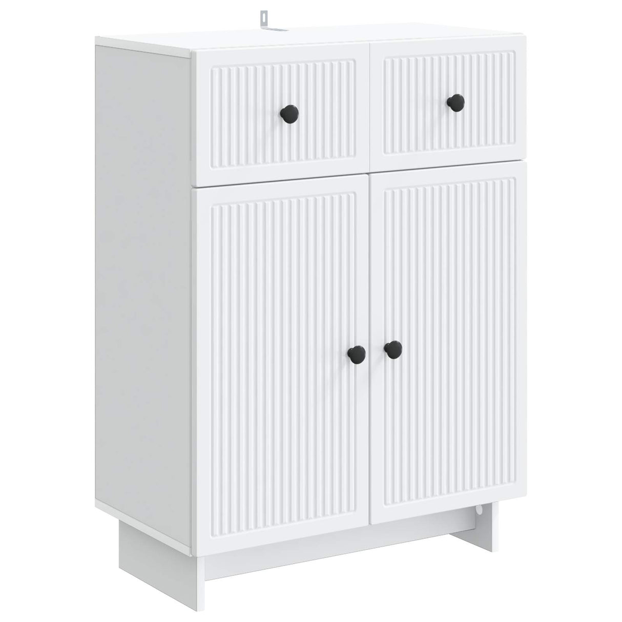 vidaXL Dressoir met lade Wit 66 x 34,5 x 90 cm Bewerkt hout