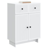 vidaXL Dressoir met lade Wit 66 x 34,5 x 90 cm Bewerkt hout