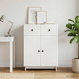 vidaXL Dressoir met lade Wit 66 x 34,5 x 90 cm Bewerkt hout