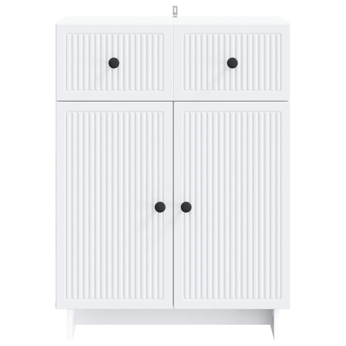 vidaXL Dressoir met lade Wit 66 x 34,5 x 90 cm Bewerkt hout