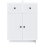 vidaXL Dressoir met lade Wit 66 x 34,5 x 90 cm Bewerkt hout