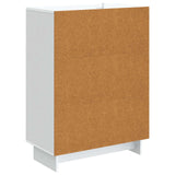 vidaXL Dressoir met lade Wit 66 x 34,5 x 90 cm Bewerkt hout