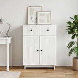 vidaXL Dressoir met lade Wit 66 x 34,5 x 90 cm Bewerkt hout